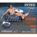 Two Intex River Run Connect Lounge Inflatable Floating Water Tubes and Cooler   